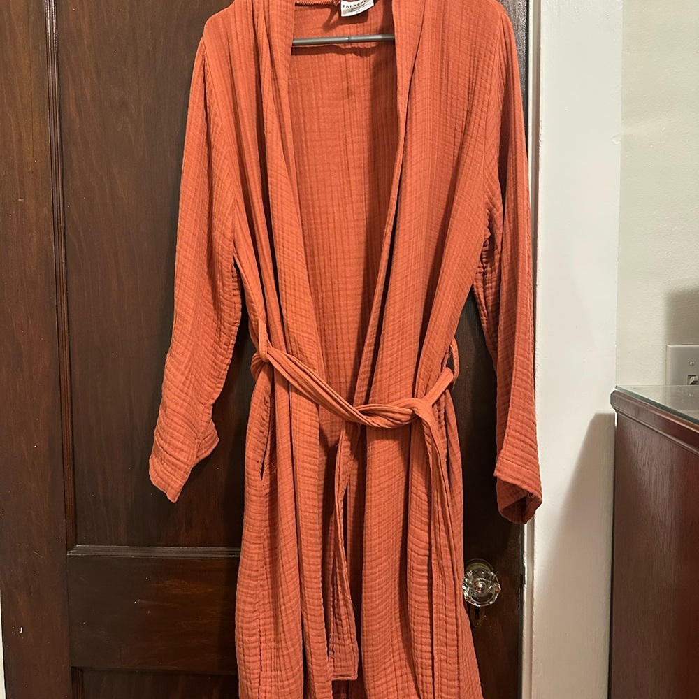 Parachute Terracotta Textured Robe